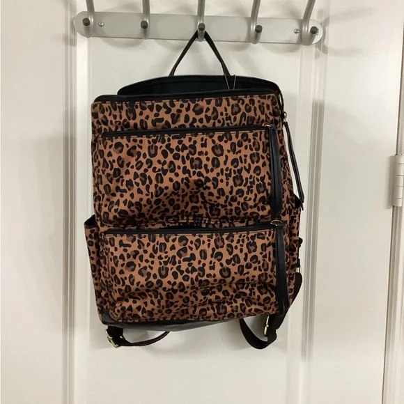 Fossil Black and Brown Patterned Backpack Fossil Felicity Backpack Cheetah SHB2347989 Leopard Animal  main image 4
